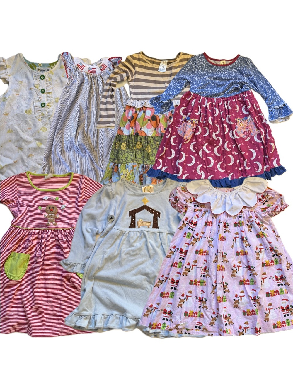 Boutique Girl's Clothing Bundle Girls Size 6 (7 Items)